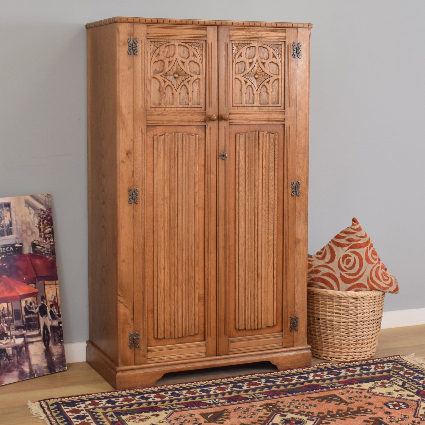 Small Old Charm Gents Wardrobe