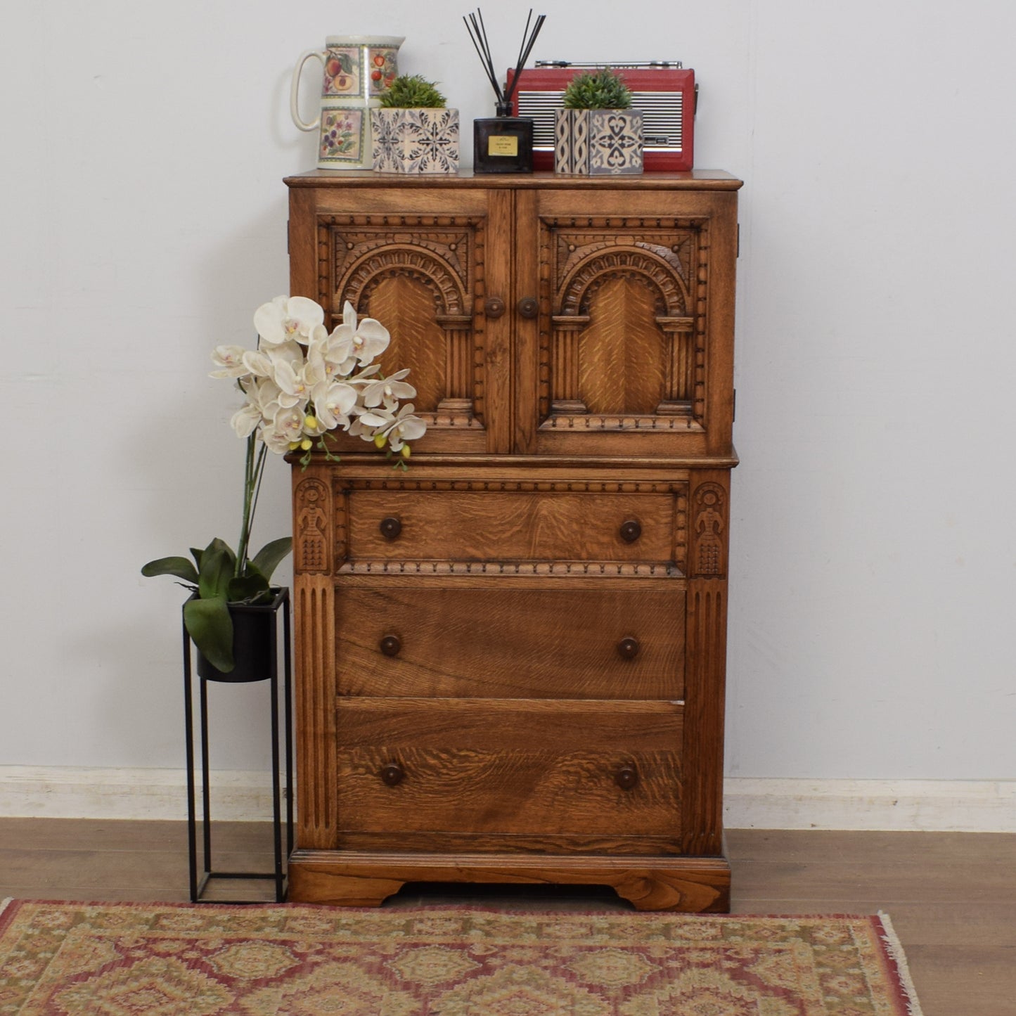 Restored Oak Tallboy