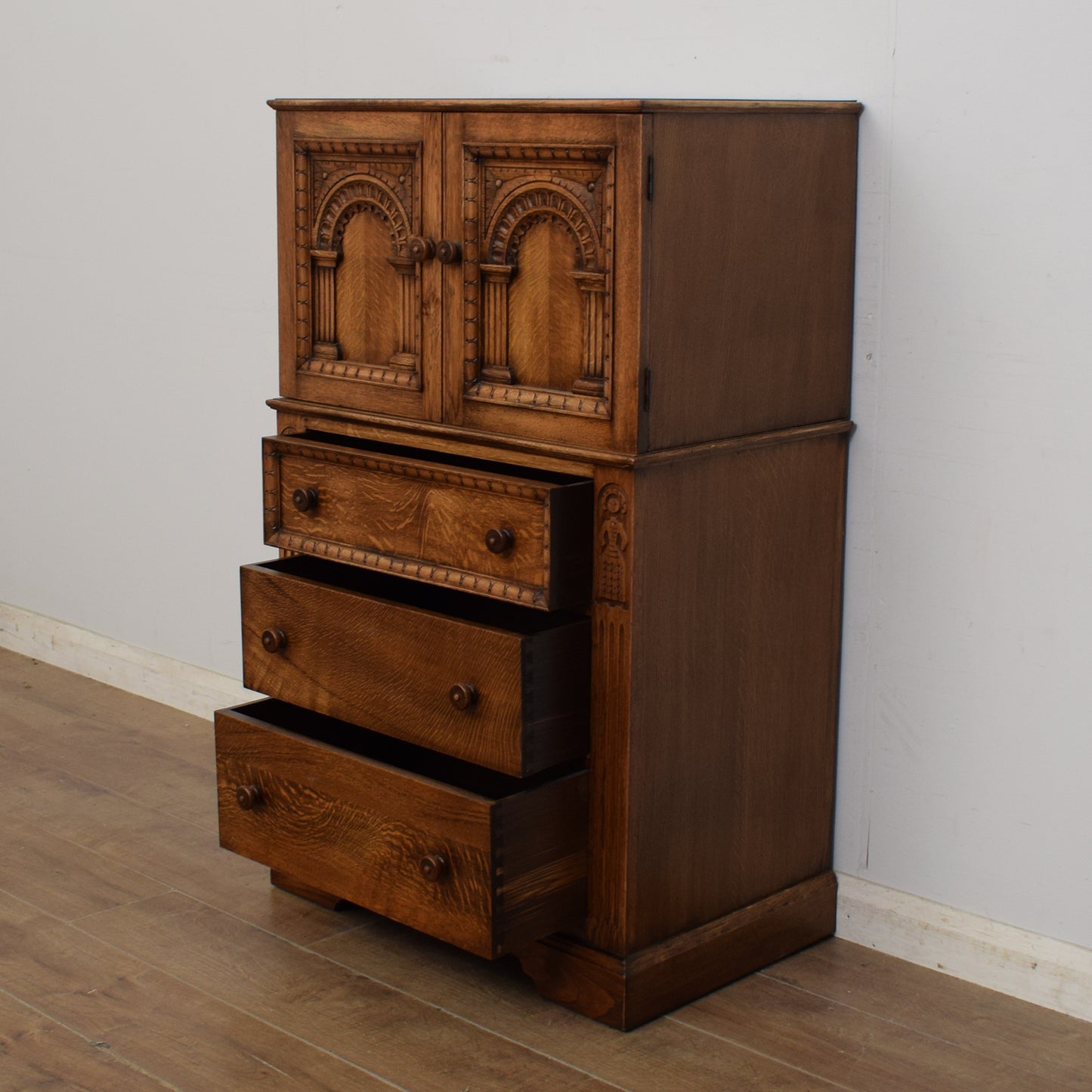 Restored Oak Tallboy