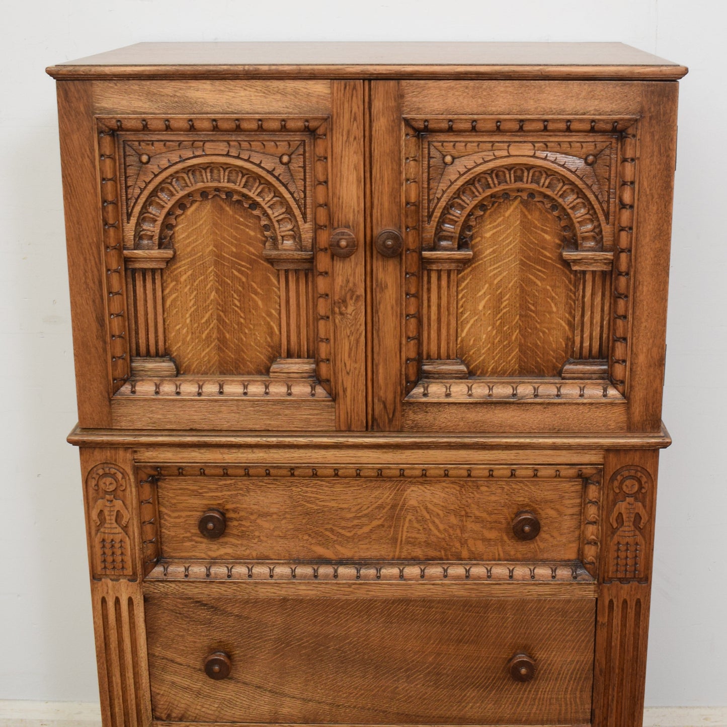 Restored Oak Tallboy