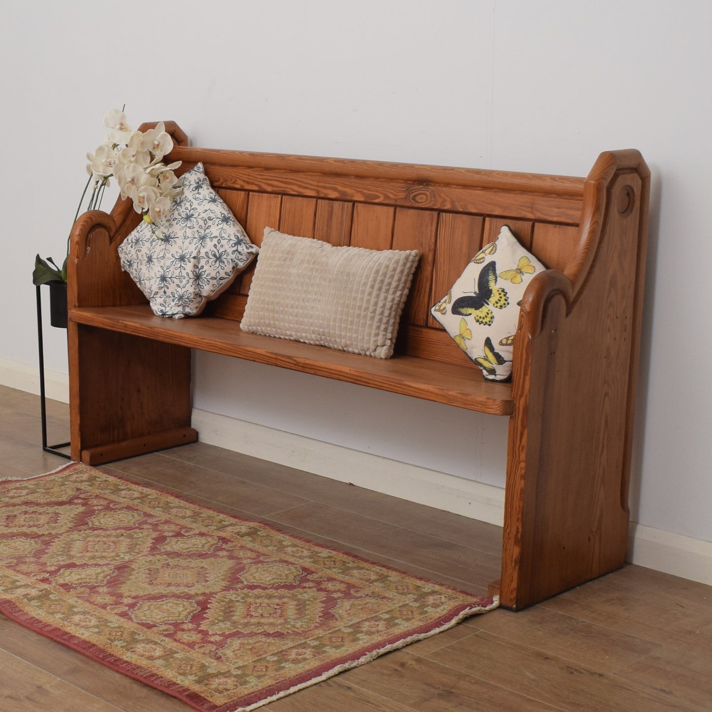 Restored Church Pew