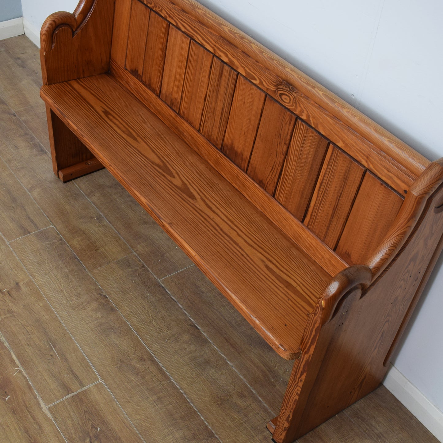 Restored Church Pew
