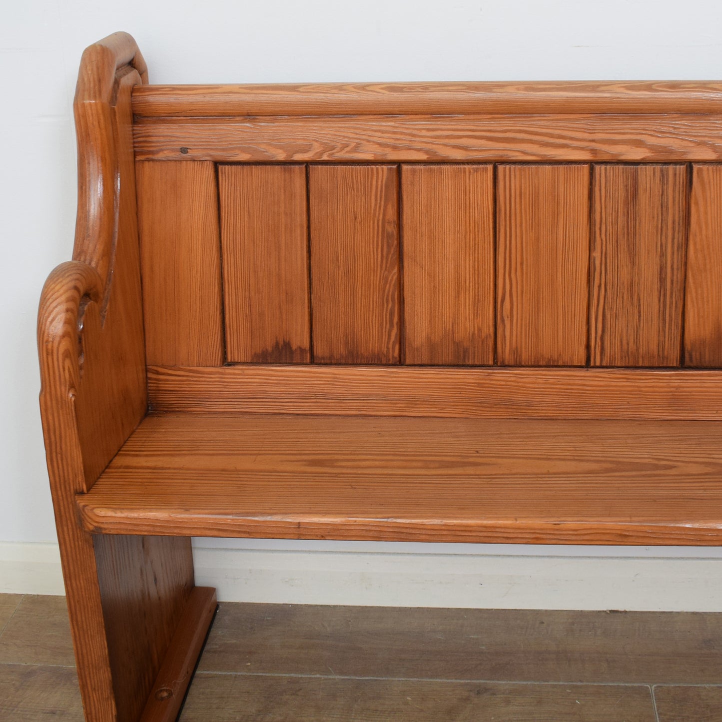 Restored Church Pew