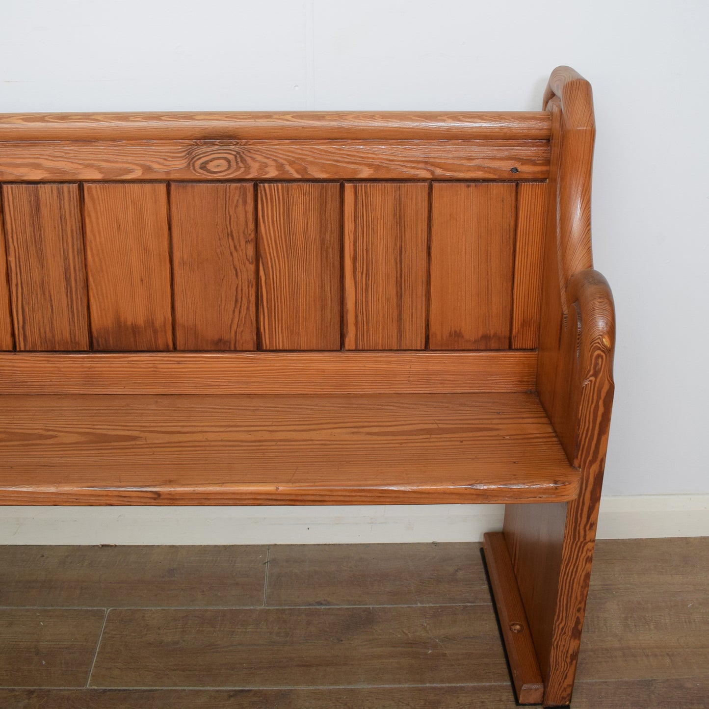 Restored Church Pew