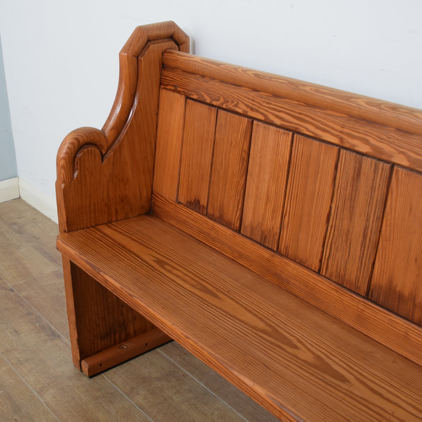 Restored Church Pew