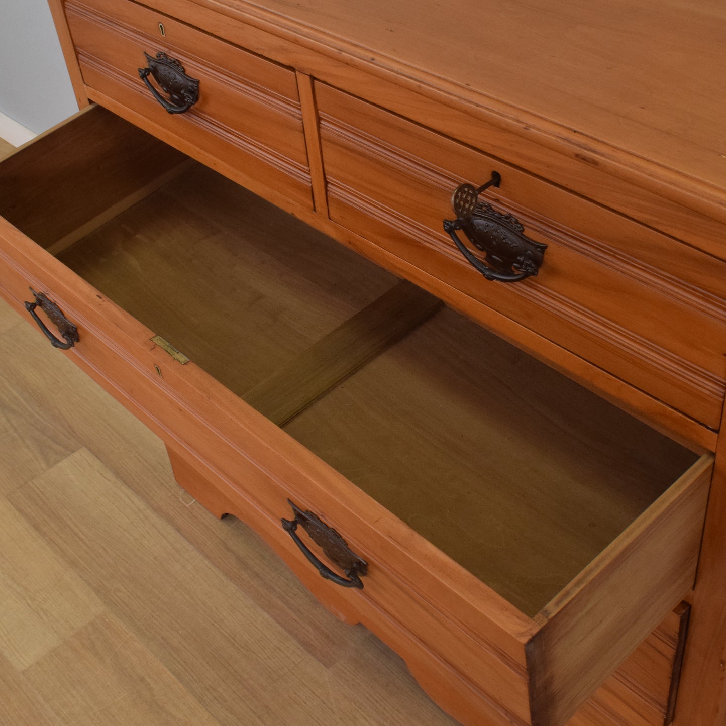 Large Satinwood Chest of Drawers