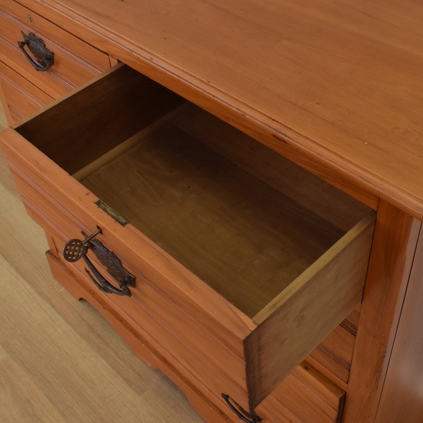 Large Satinwood Chest of Drawers