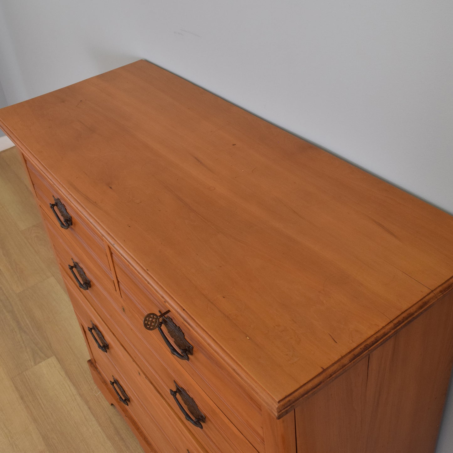 Large Satinwood Chest of Drawers