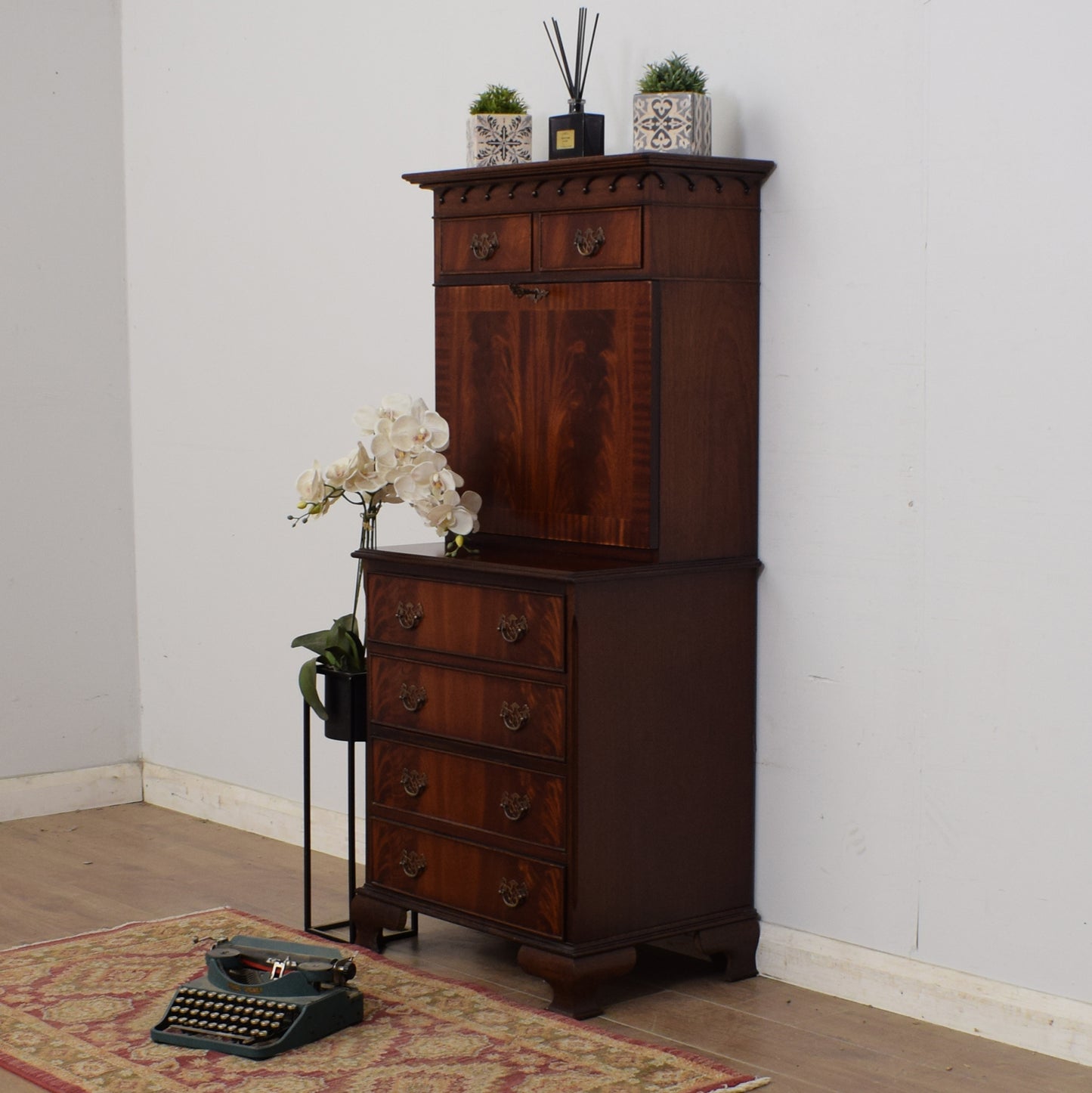 Mahogany Upright Bureau