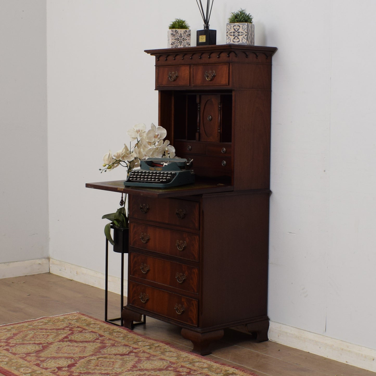 Mahogany Upright Bureau