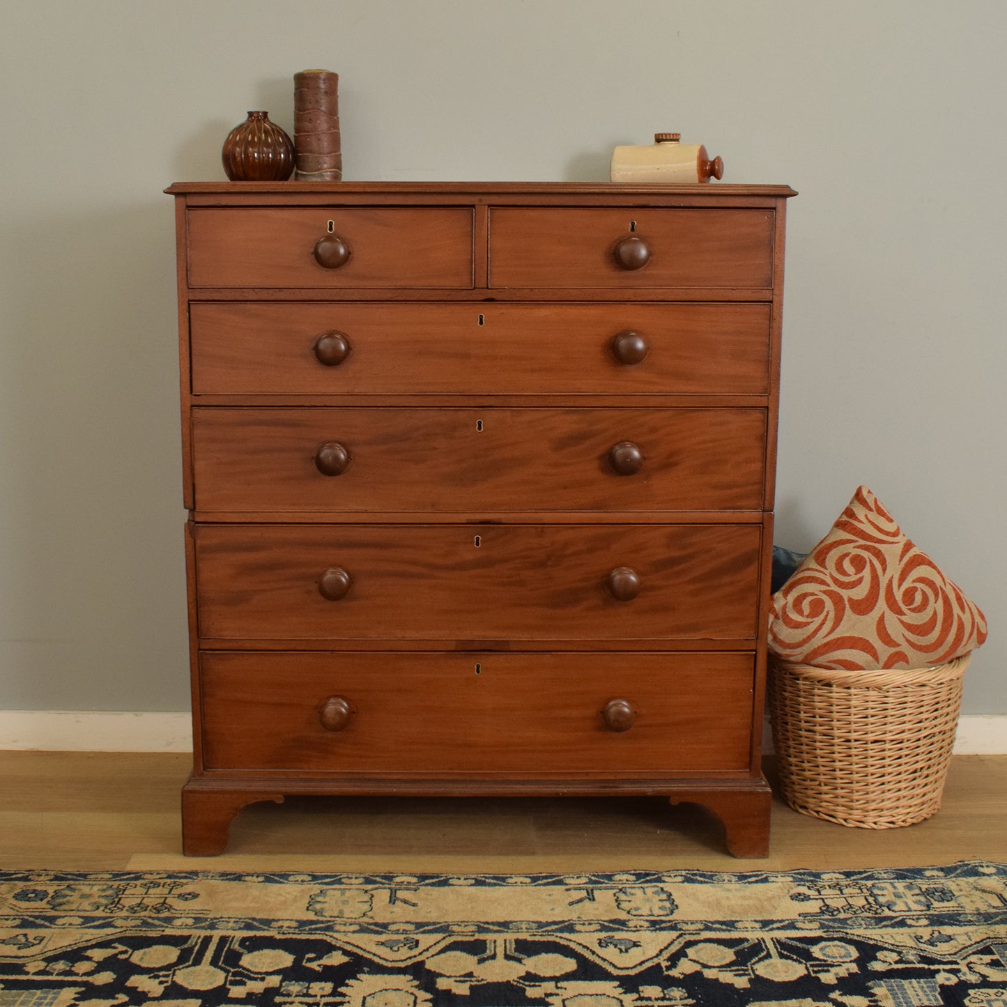 Large Mahogany Chest