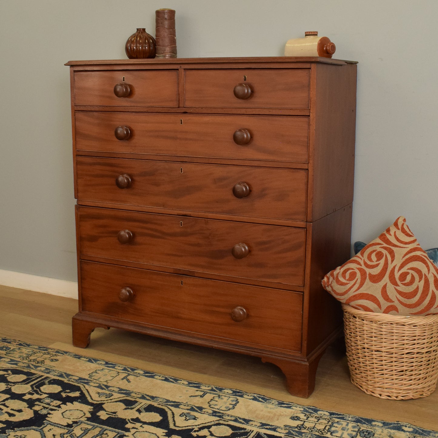 Large Mahogany Chest