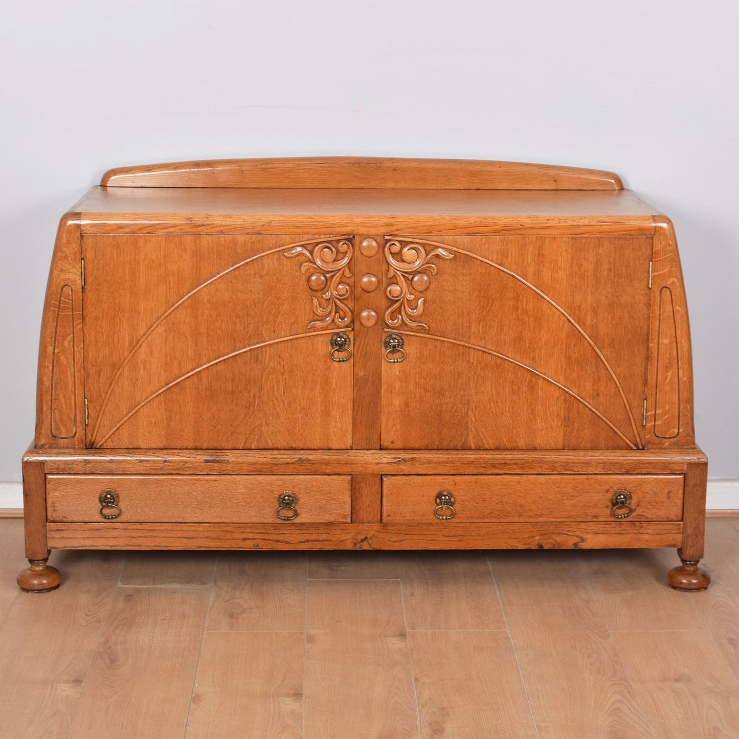 Ornate Oak Sideboard