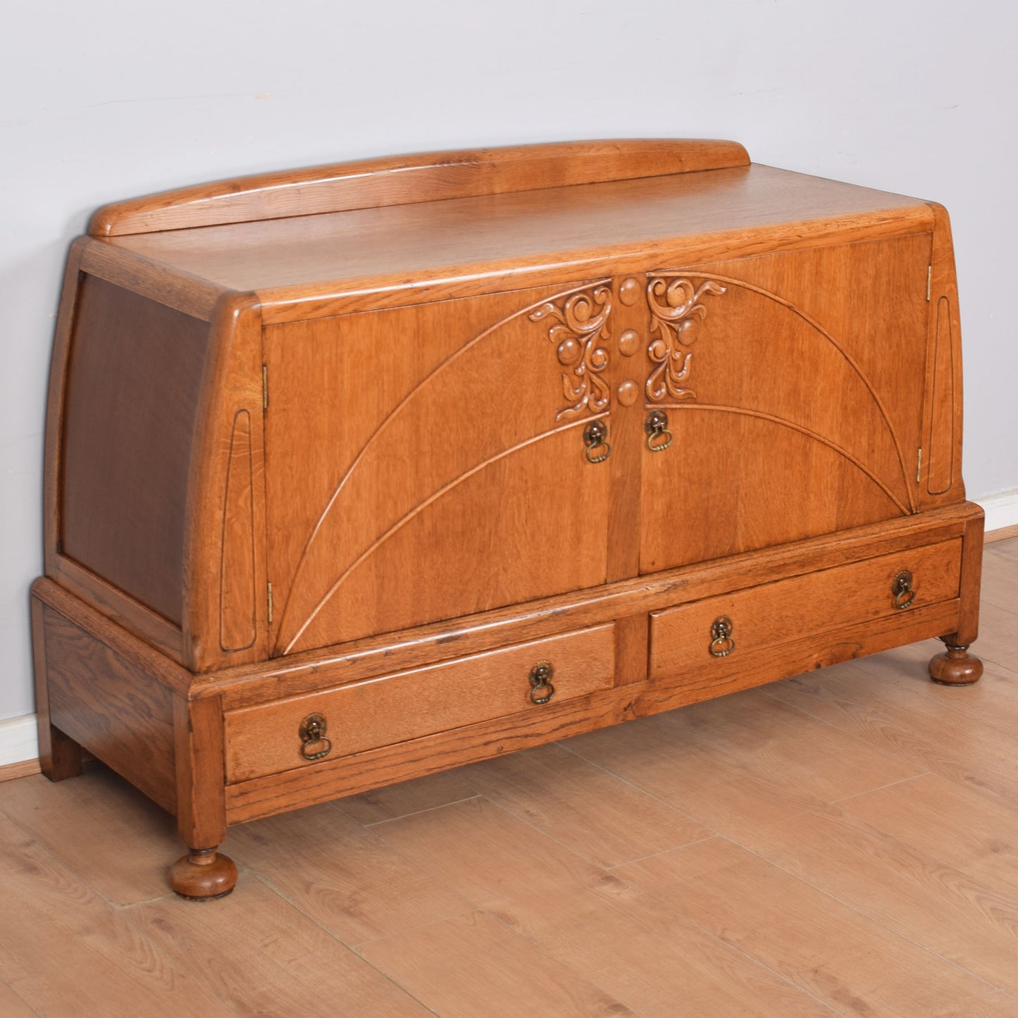 Ornate Oak Sideboard