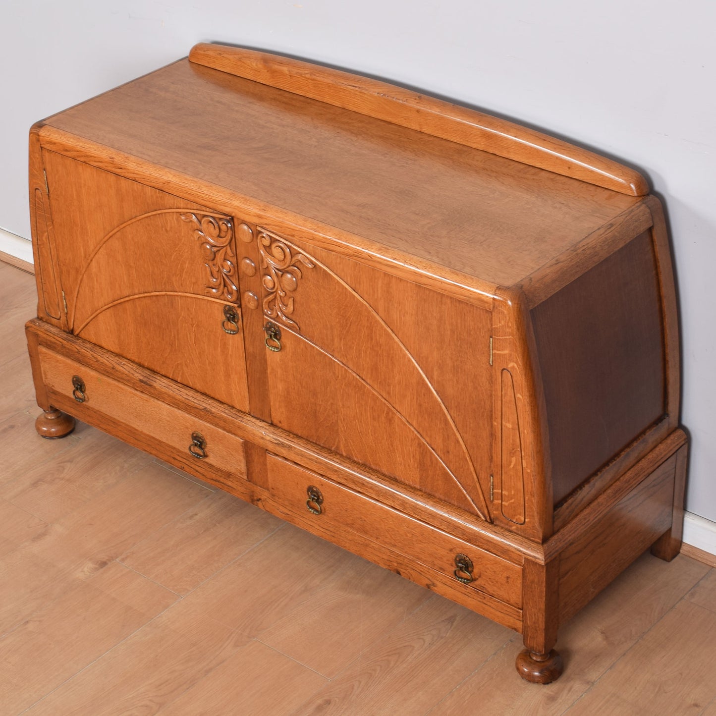 Ornate Oak Sideboard