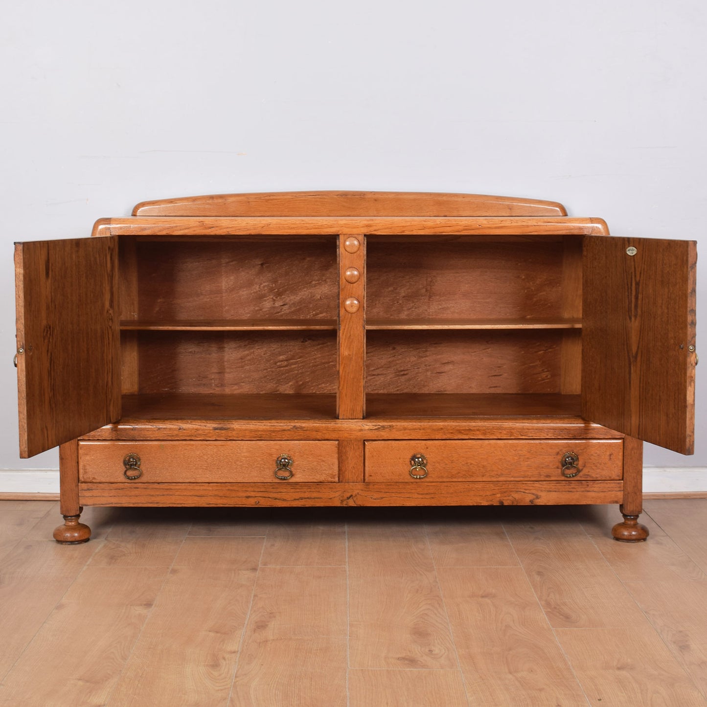 Ornate Oak Sideboard