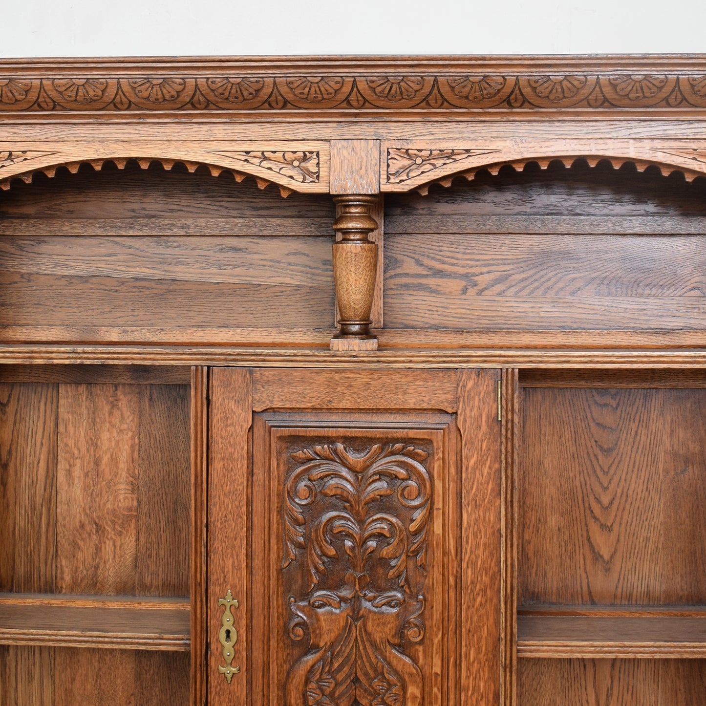 Carved Oak French Dresser