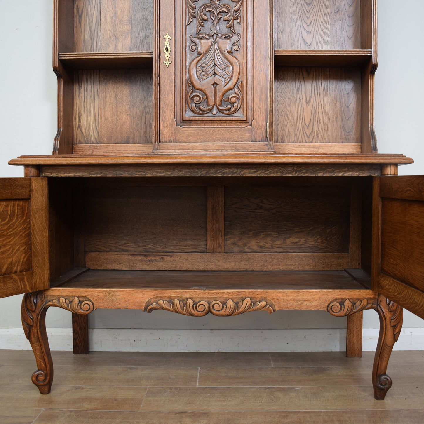 Carved Oak French Dresser