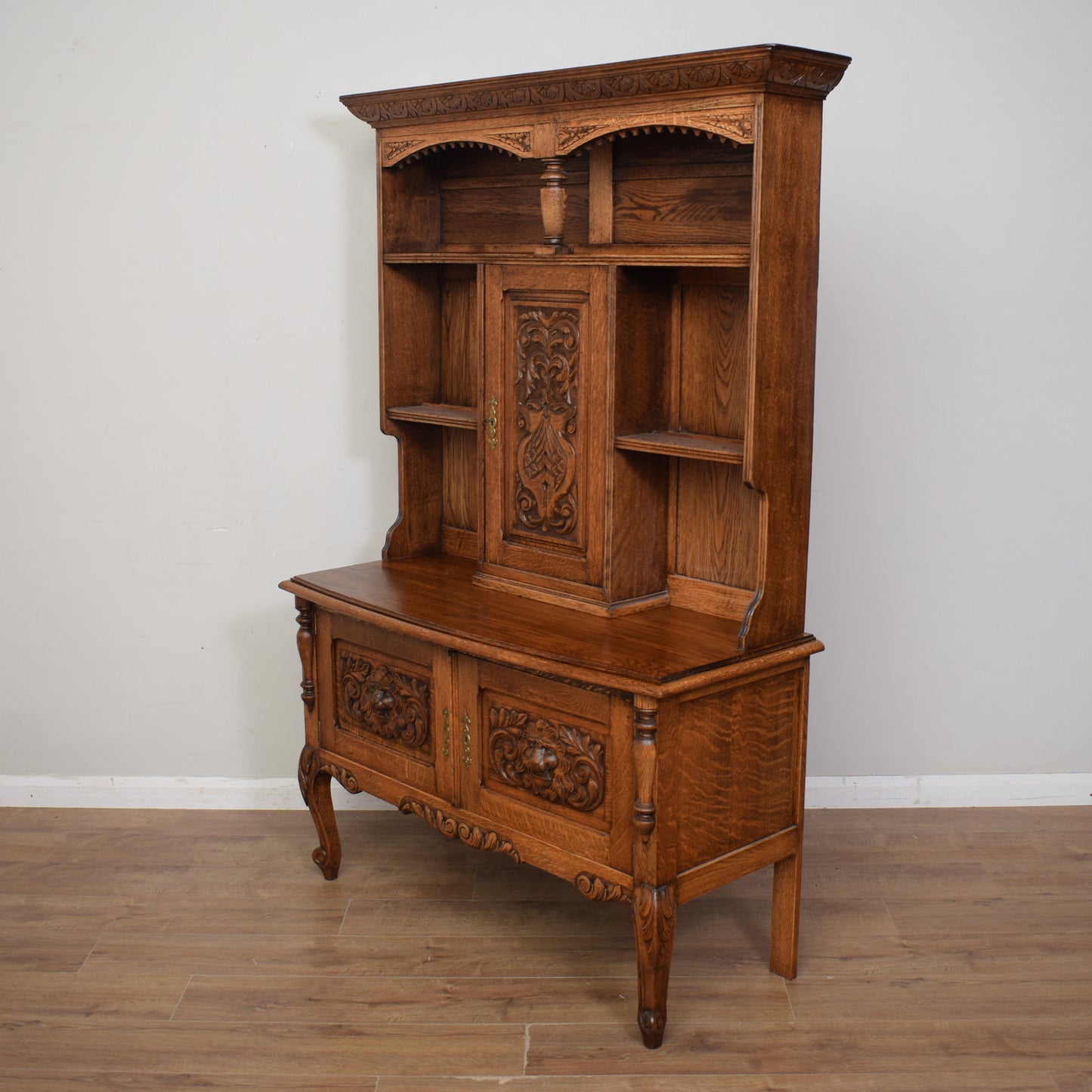 Carved Oak French Dresser