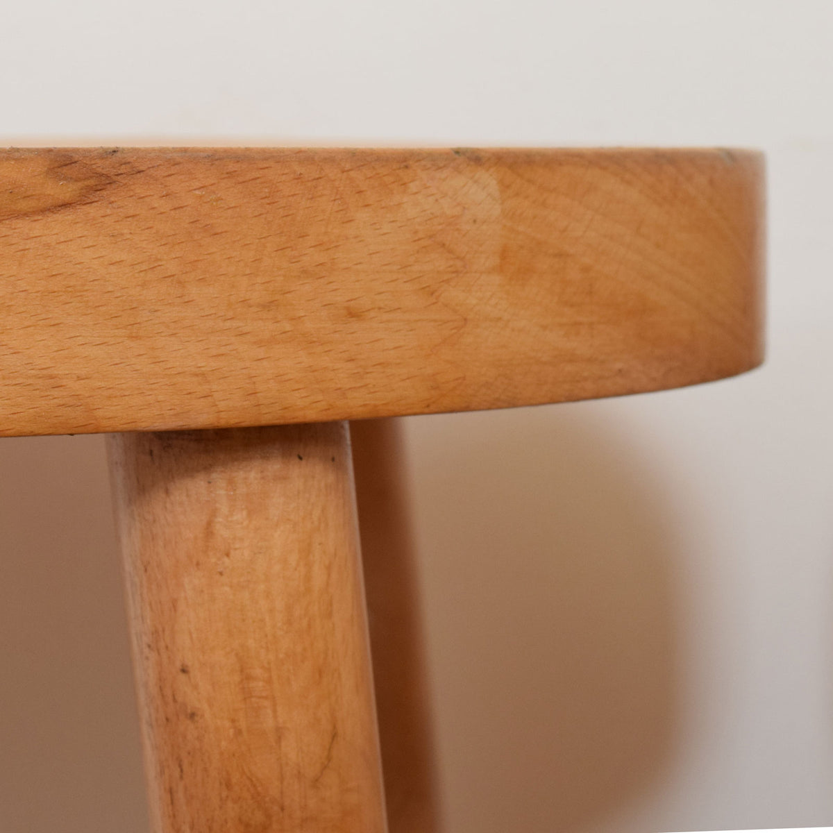 Pair of Beech Milk Stools
