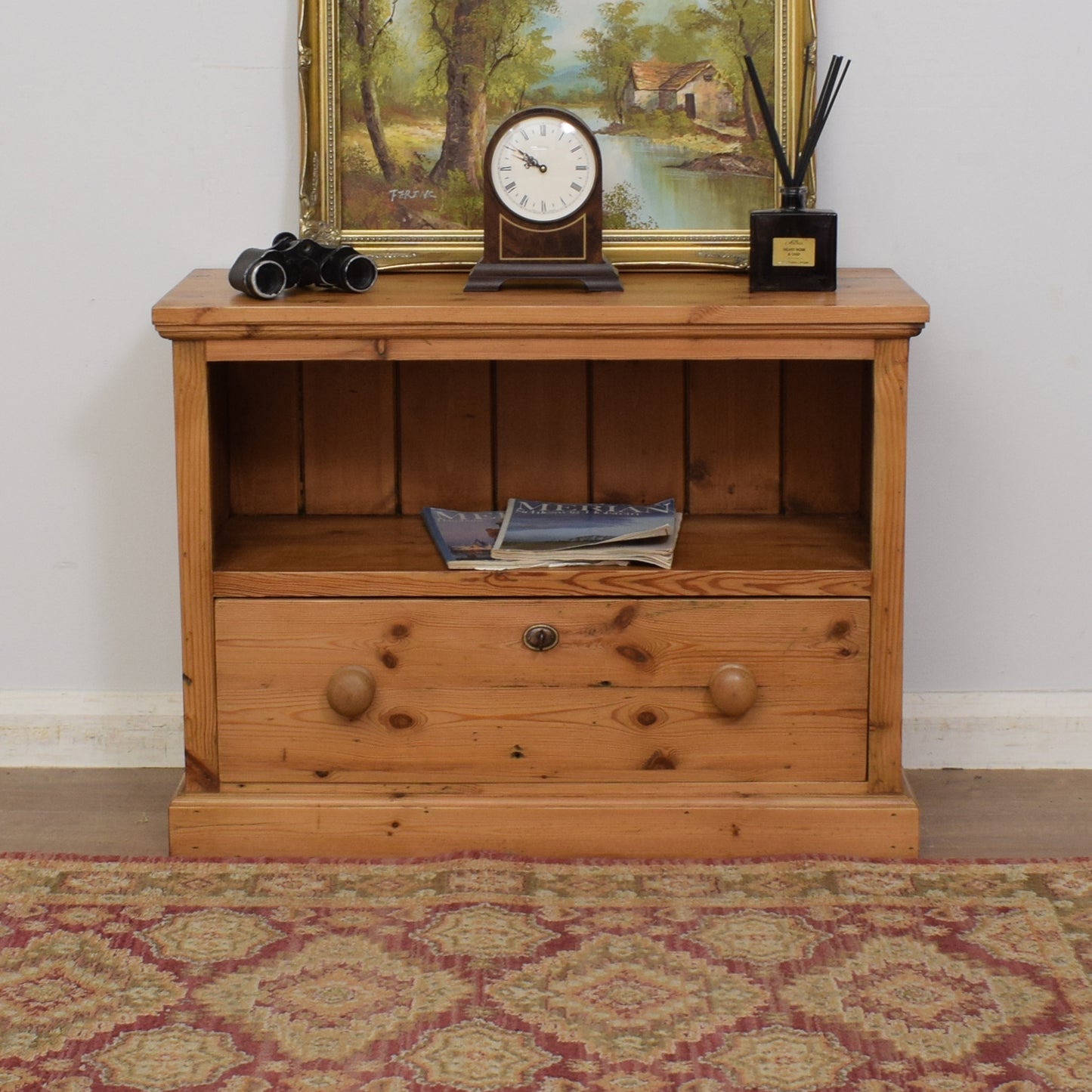 Antique Pine TV Cabinet
