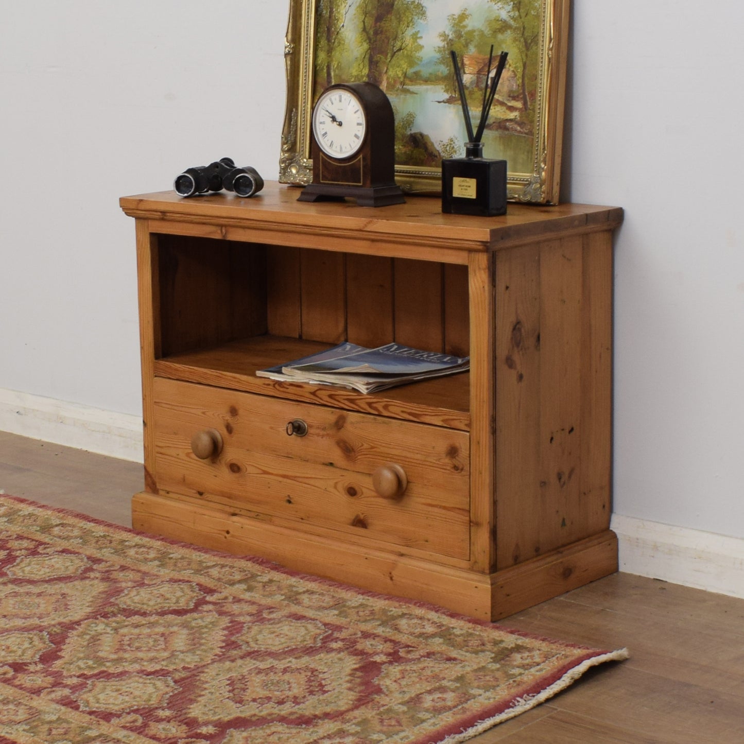 Antique Pine TV Cabinet
