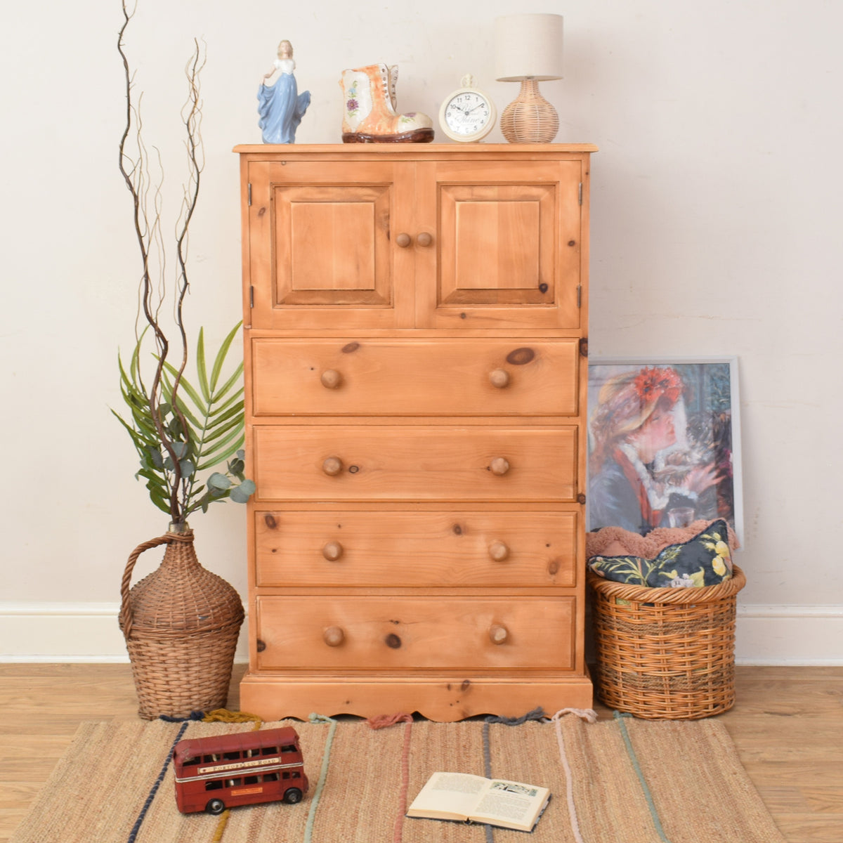 Waxed Pine Tallboy