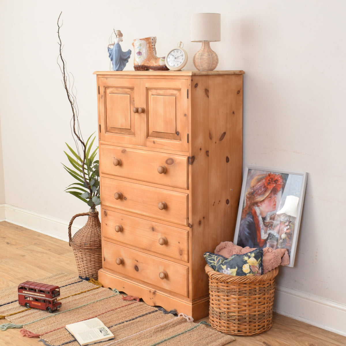 Waxed Pine Tallboy
