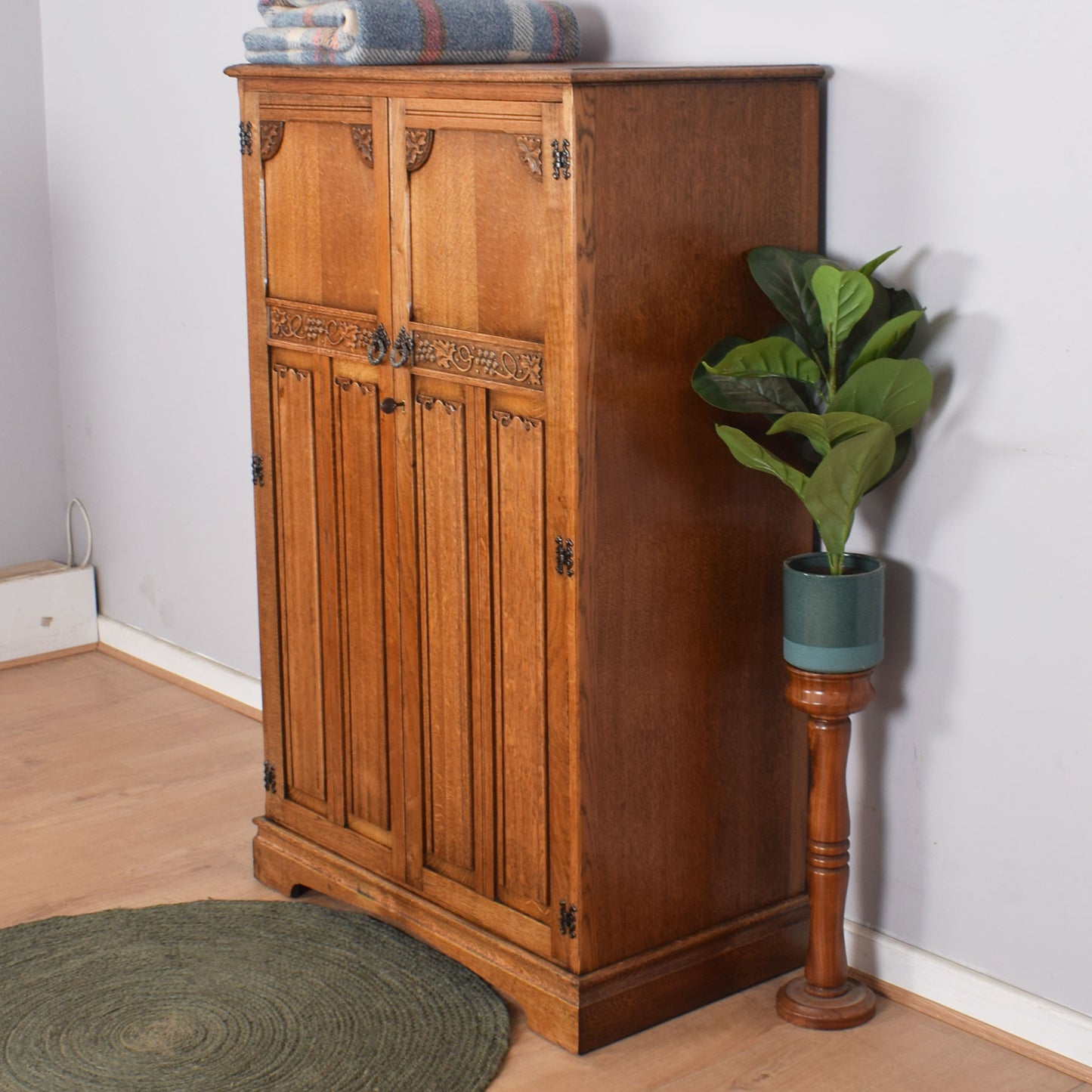 Restored Oak Wardrobe