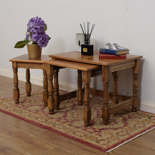 Oak Nest of Tables