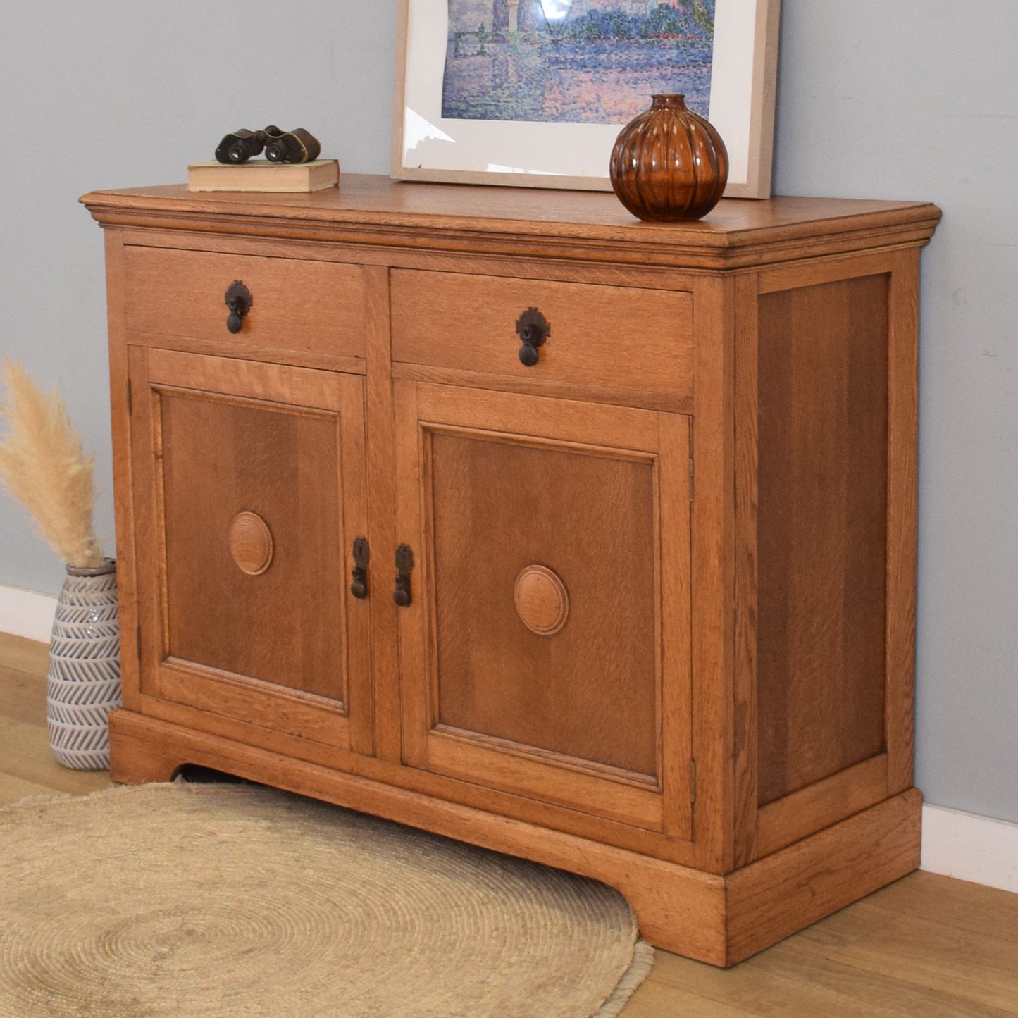 Refinished Oak Sideboard