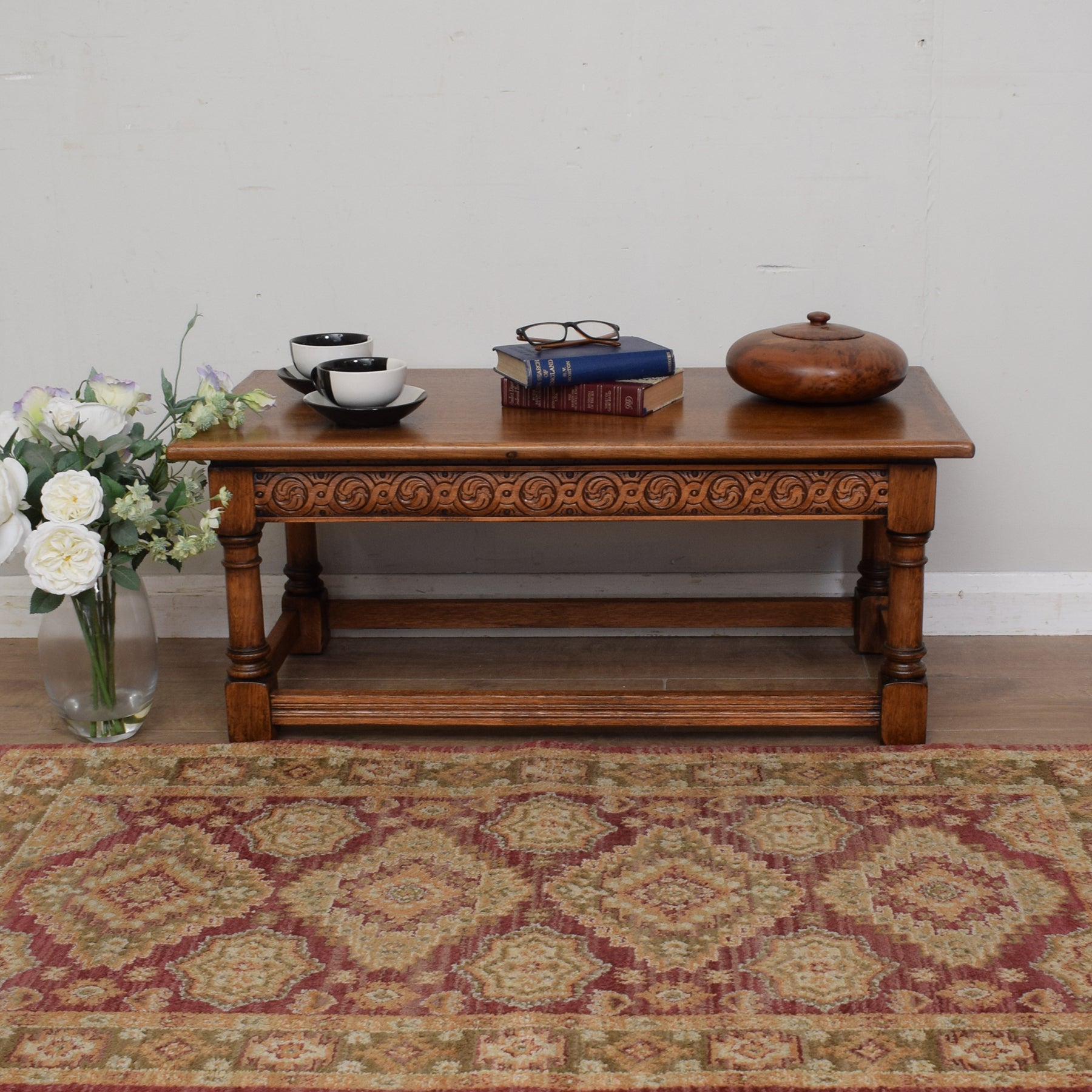 Restored Oak Coffee Table Betel Restored Furniture