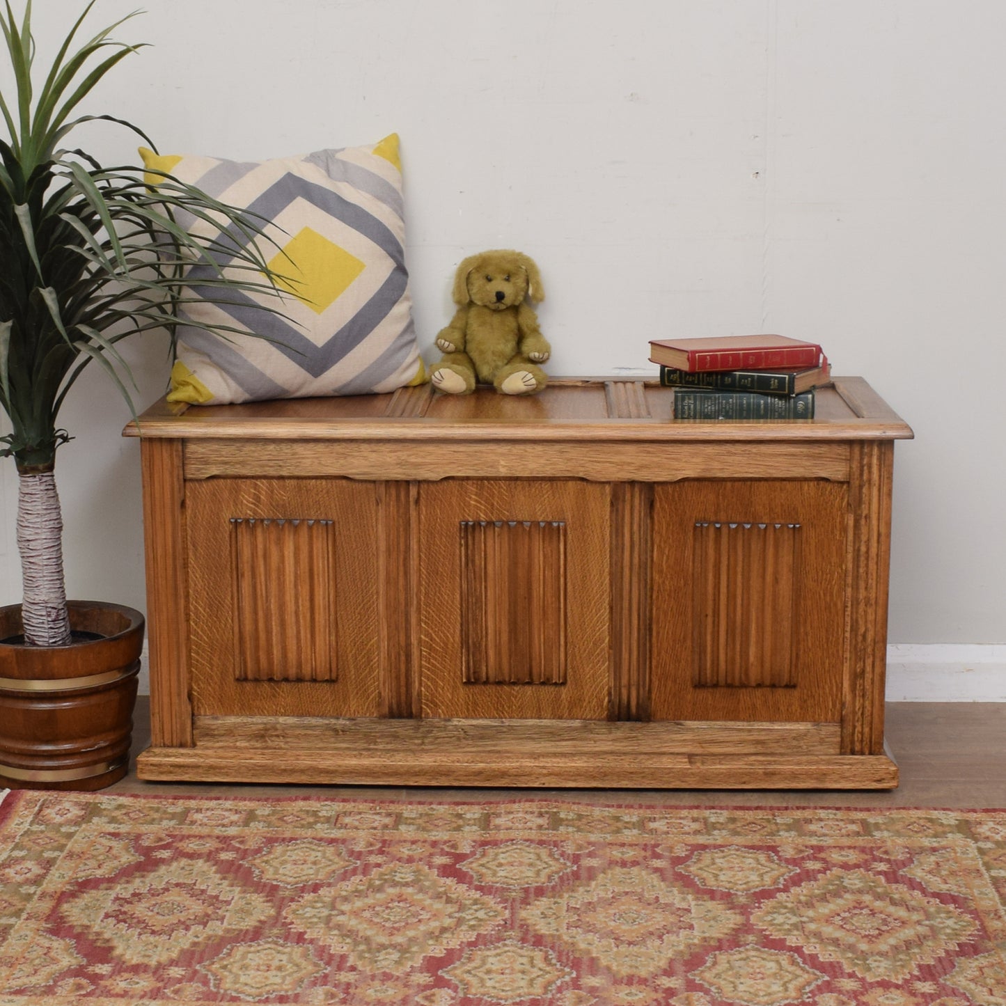 Restored Oak Blanket Box