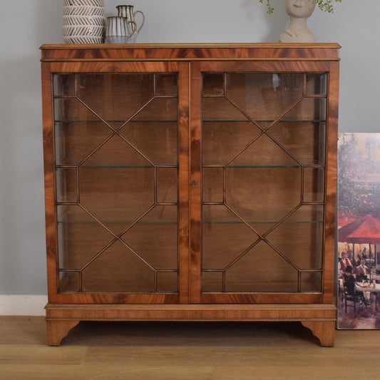 Glazed Mahogany Cabinet