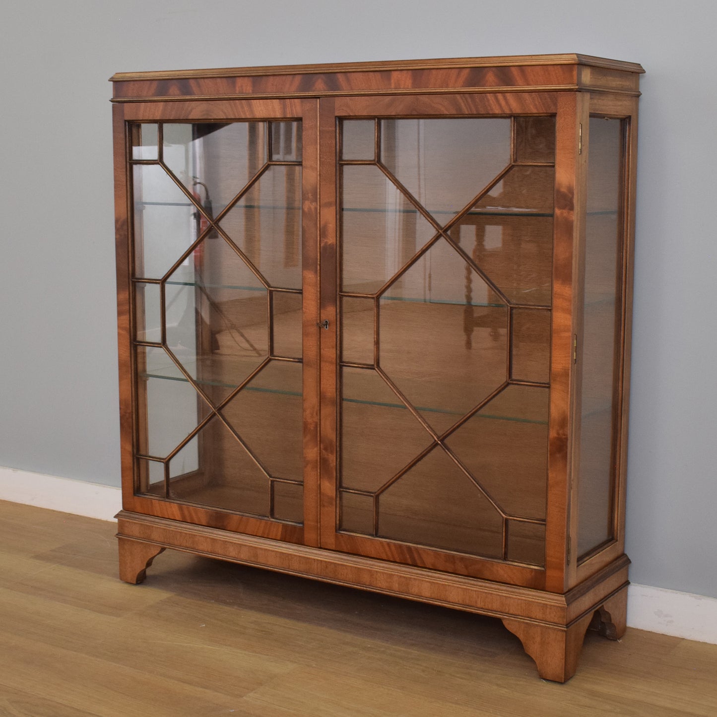 Glazed Mahogany Cabinet