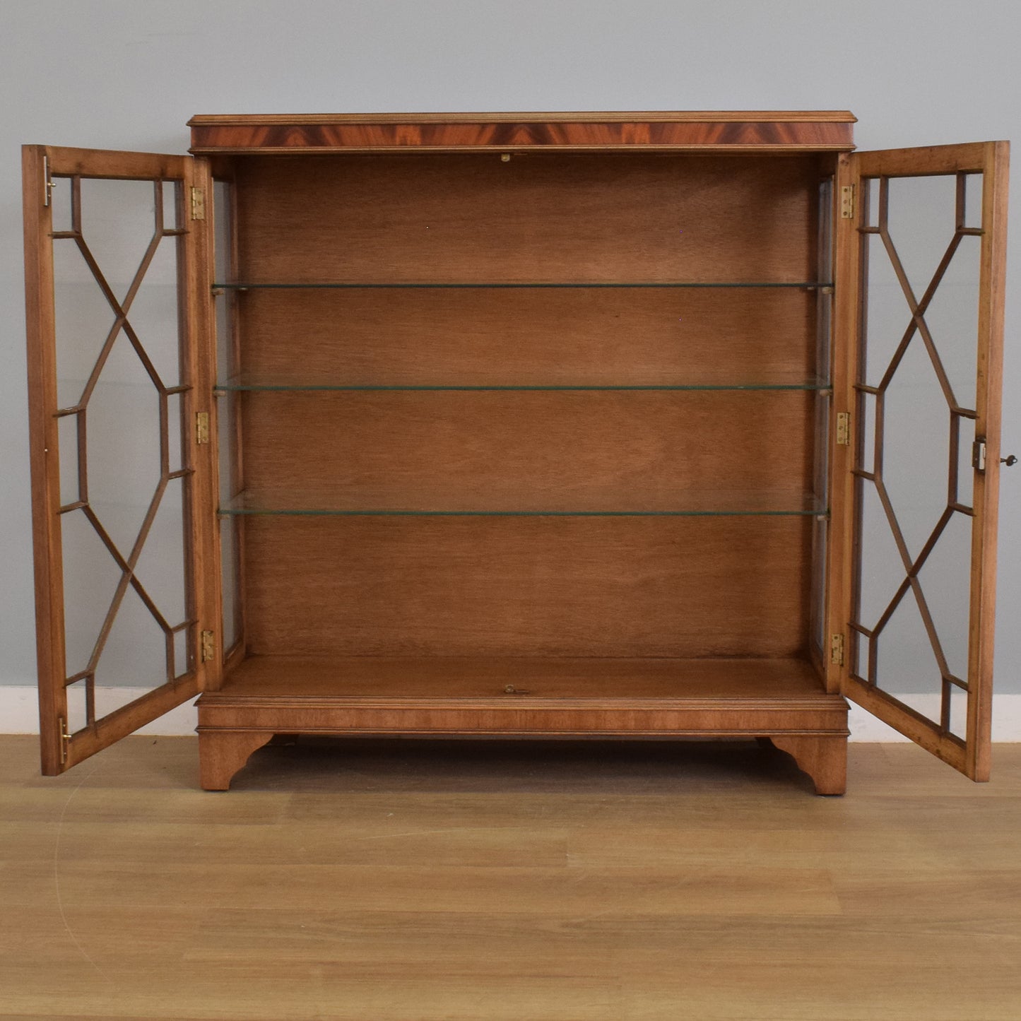 Glazed Mahogany Cabinet