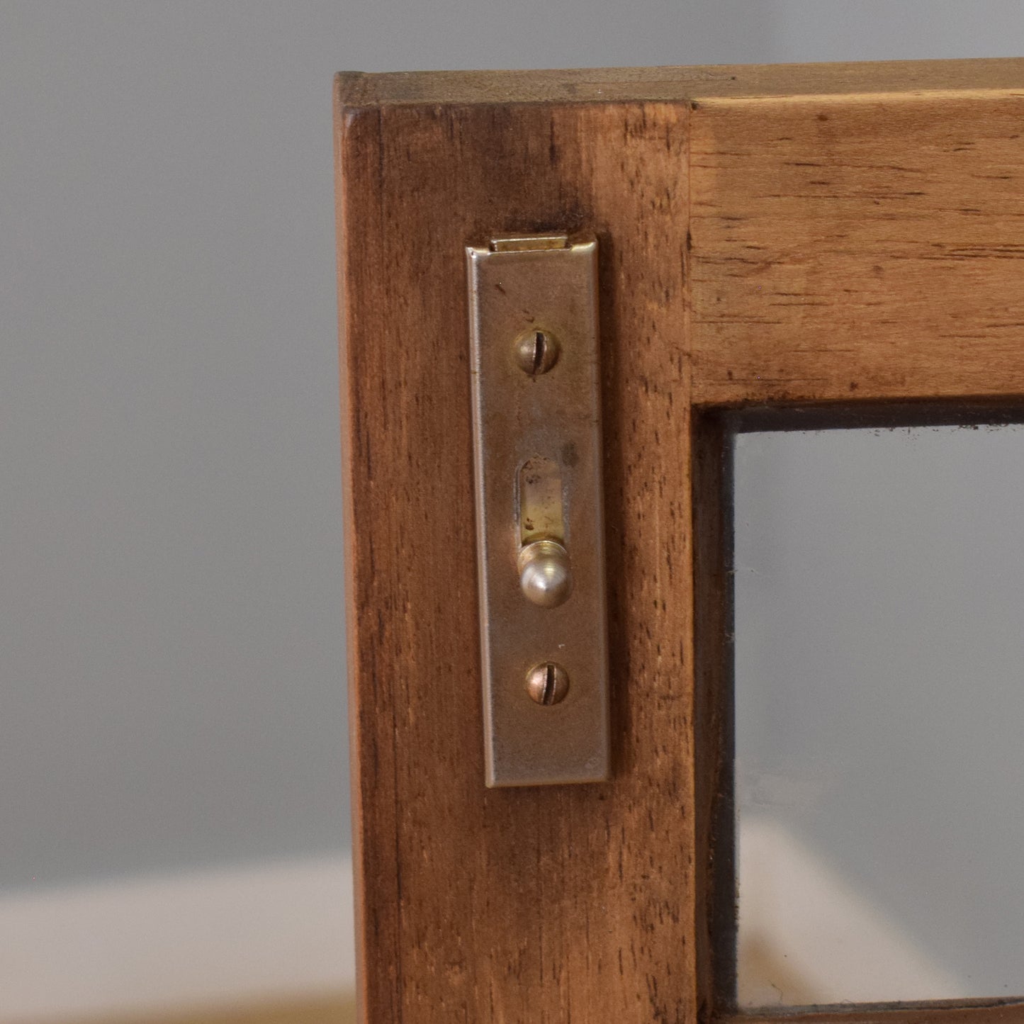 Glazed Mahogany Cabinet