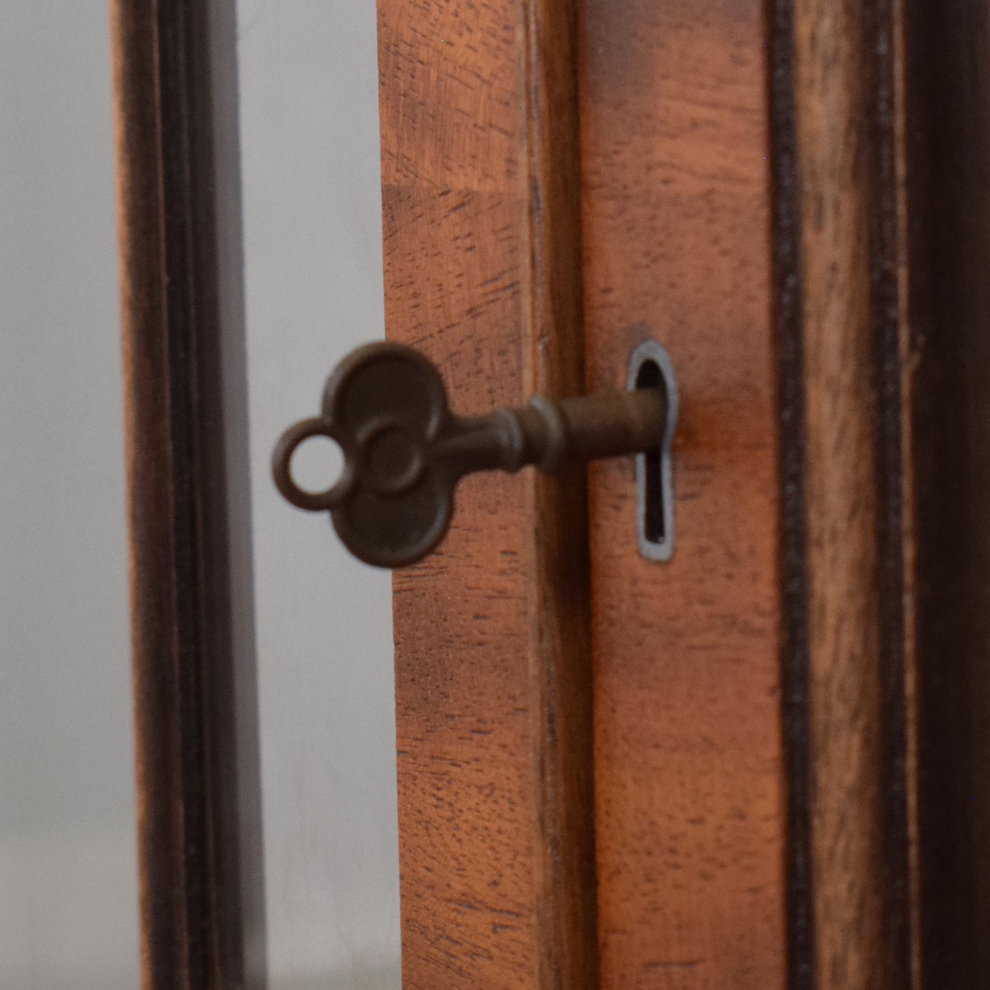 Glazed Mahogany Cabinet