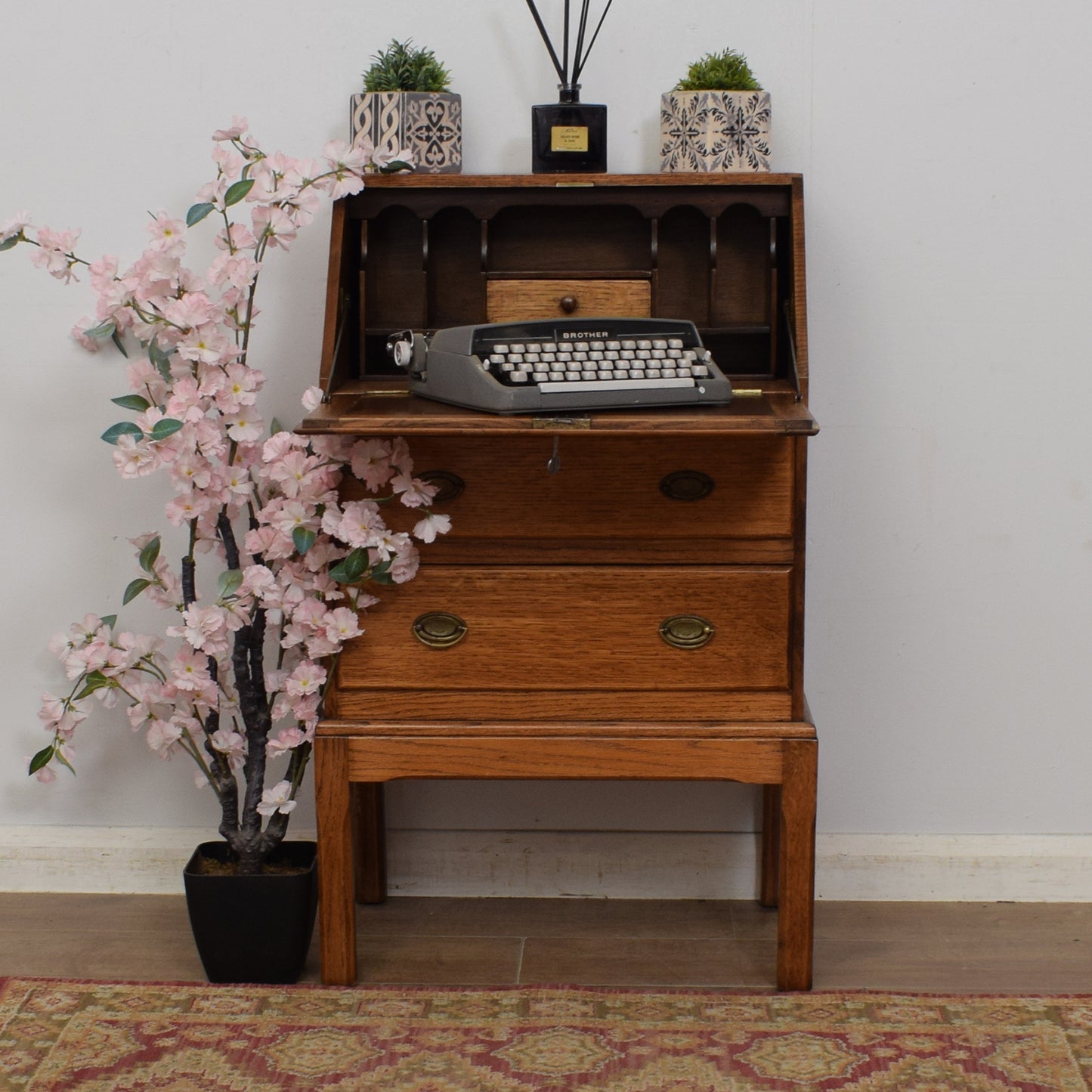 Restored Oak Bureau