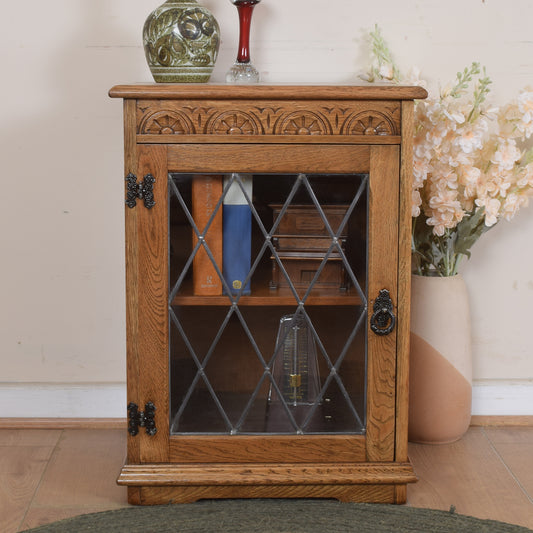 Glazed Oak Cabinet