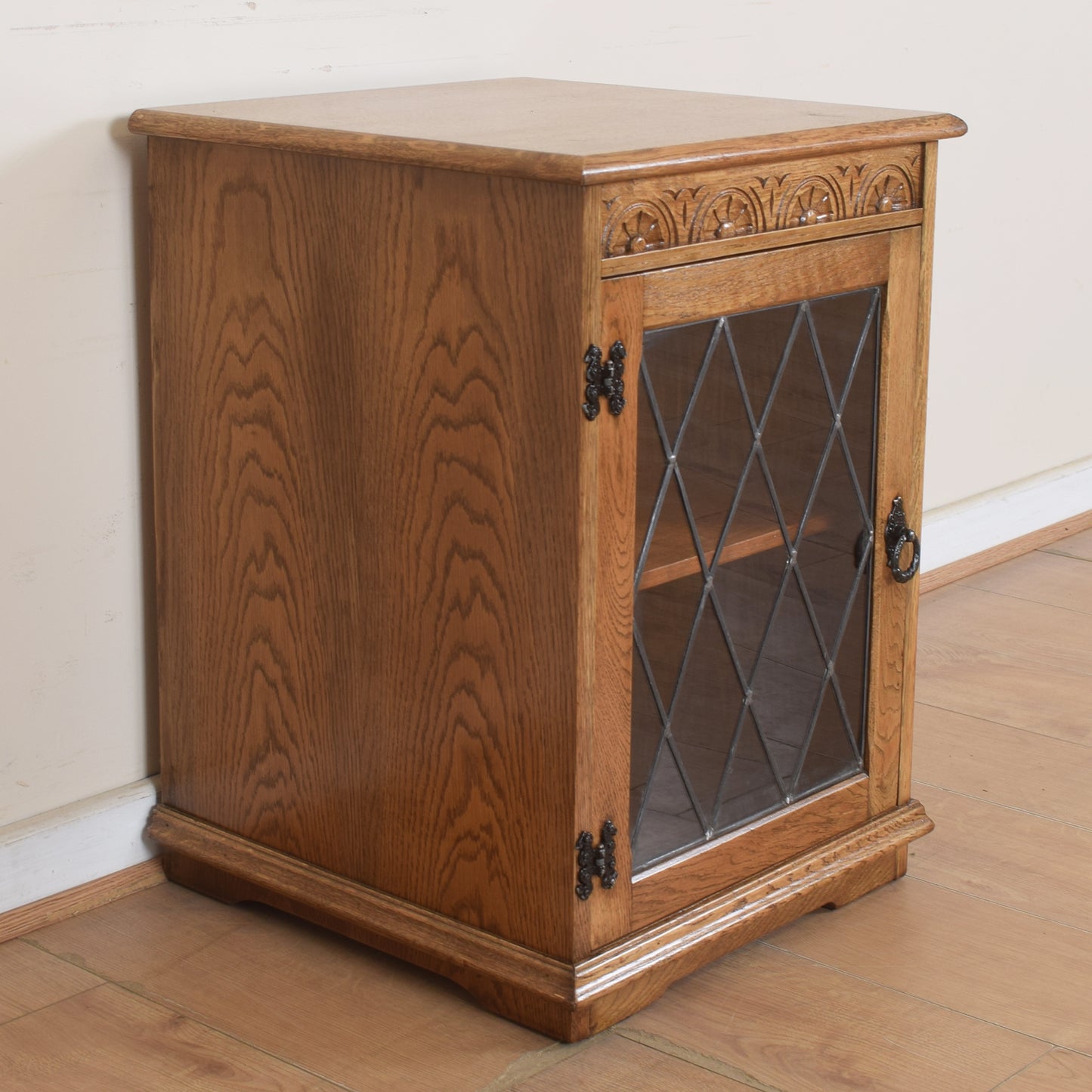 Glazed Oak Cabinet