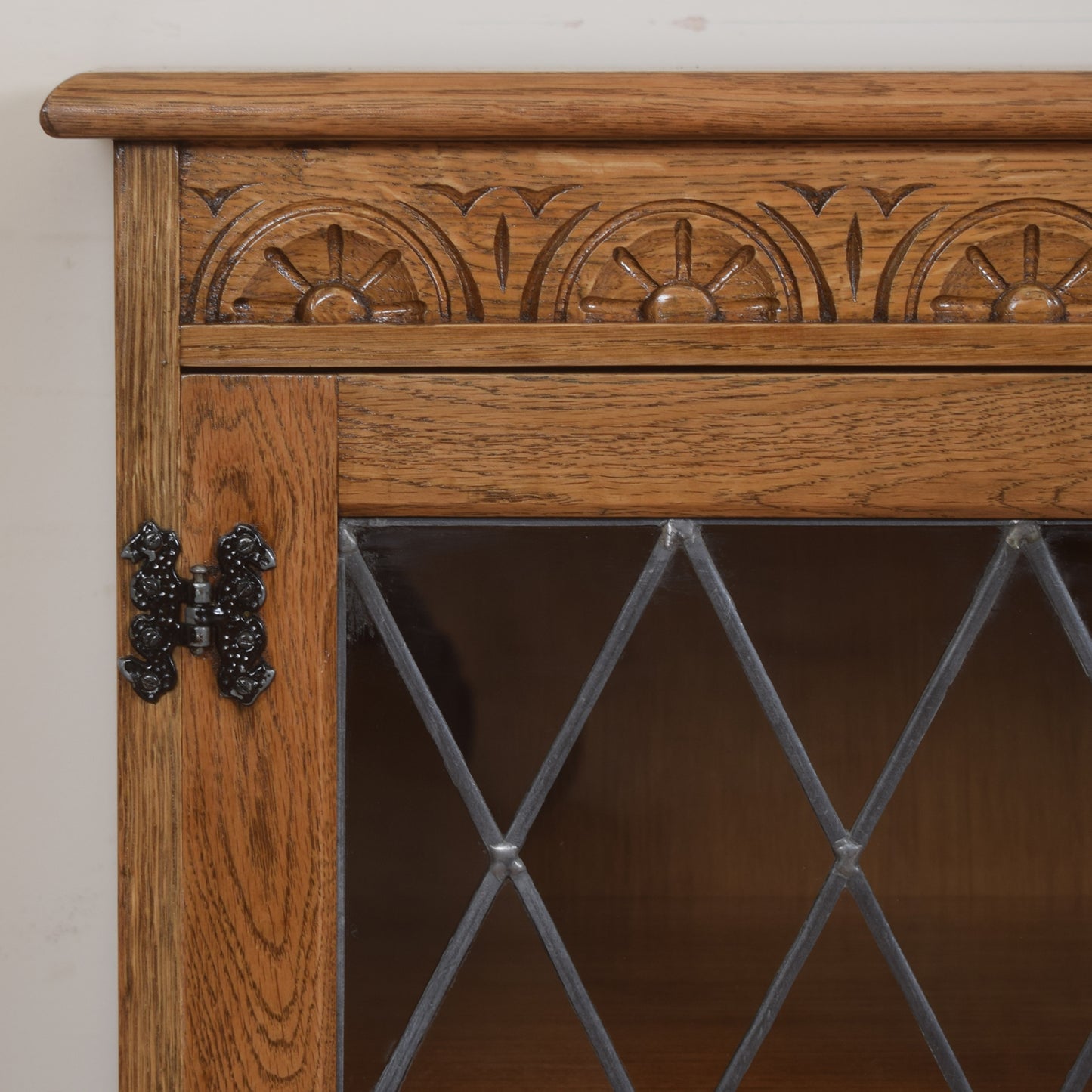 Glazed Oak Cabinet