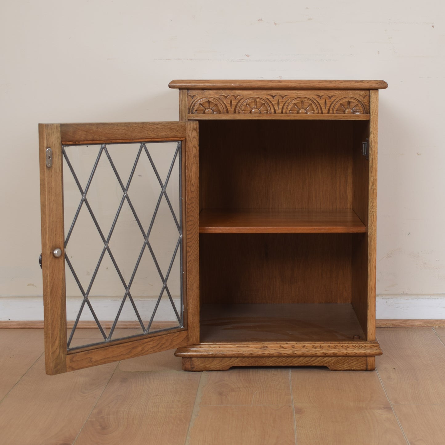Glazed Oak Cabinet