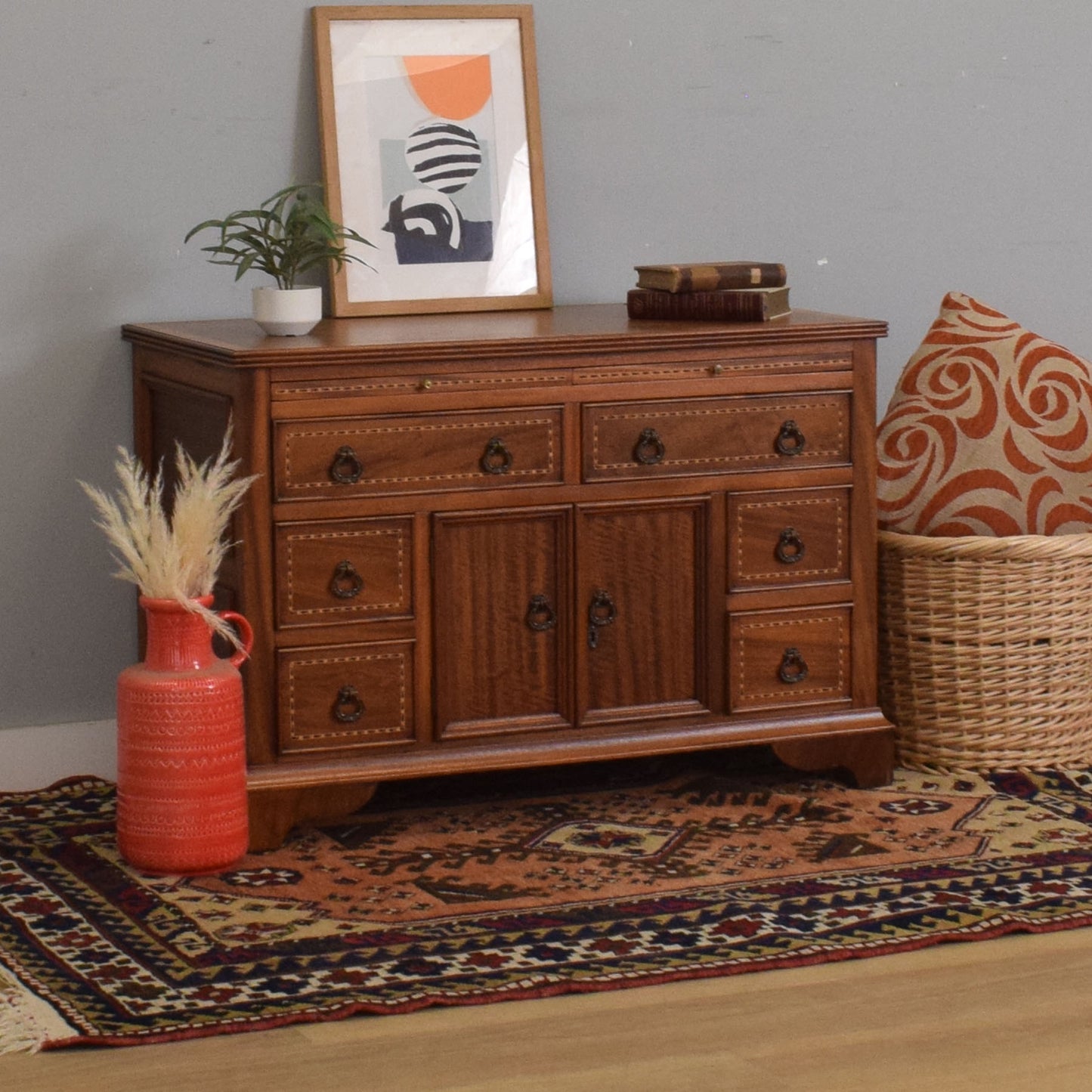 Restored Inlay Cabinet