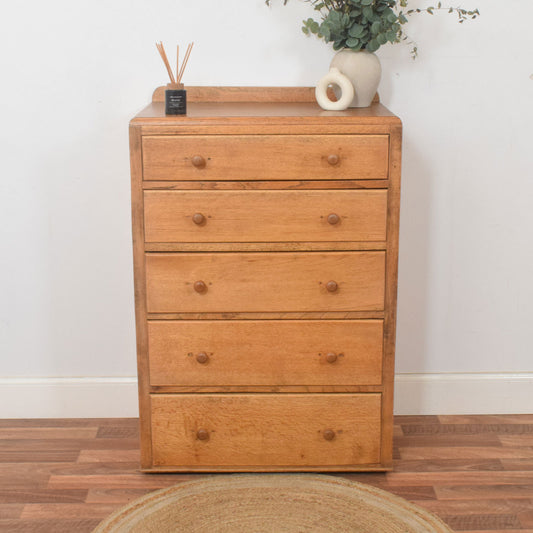 Restored Oak Chest of Drawers