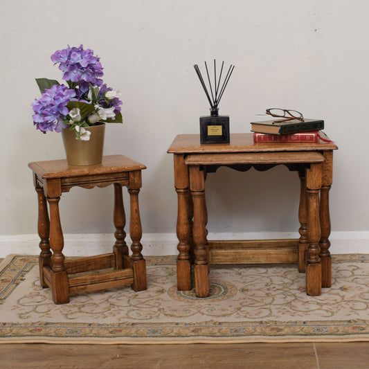 Oak Nest of Tables