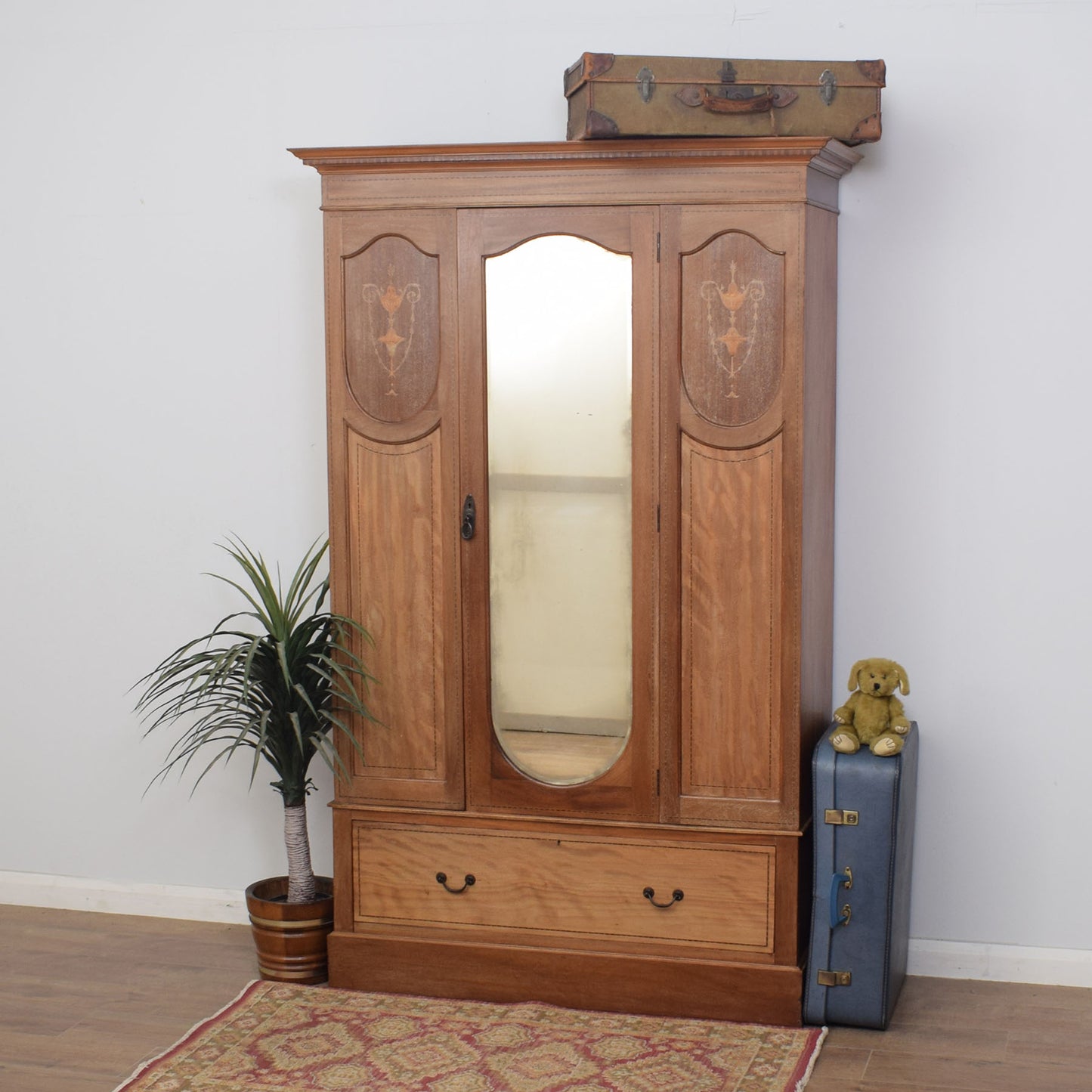 Restored Mahogany Hallrobe