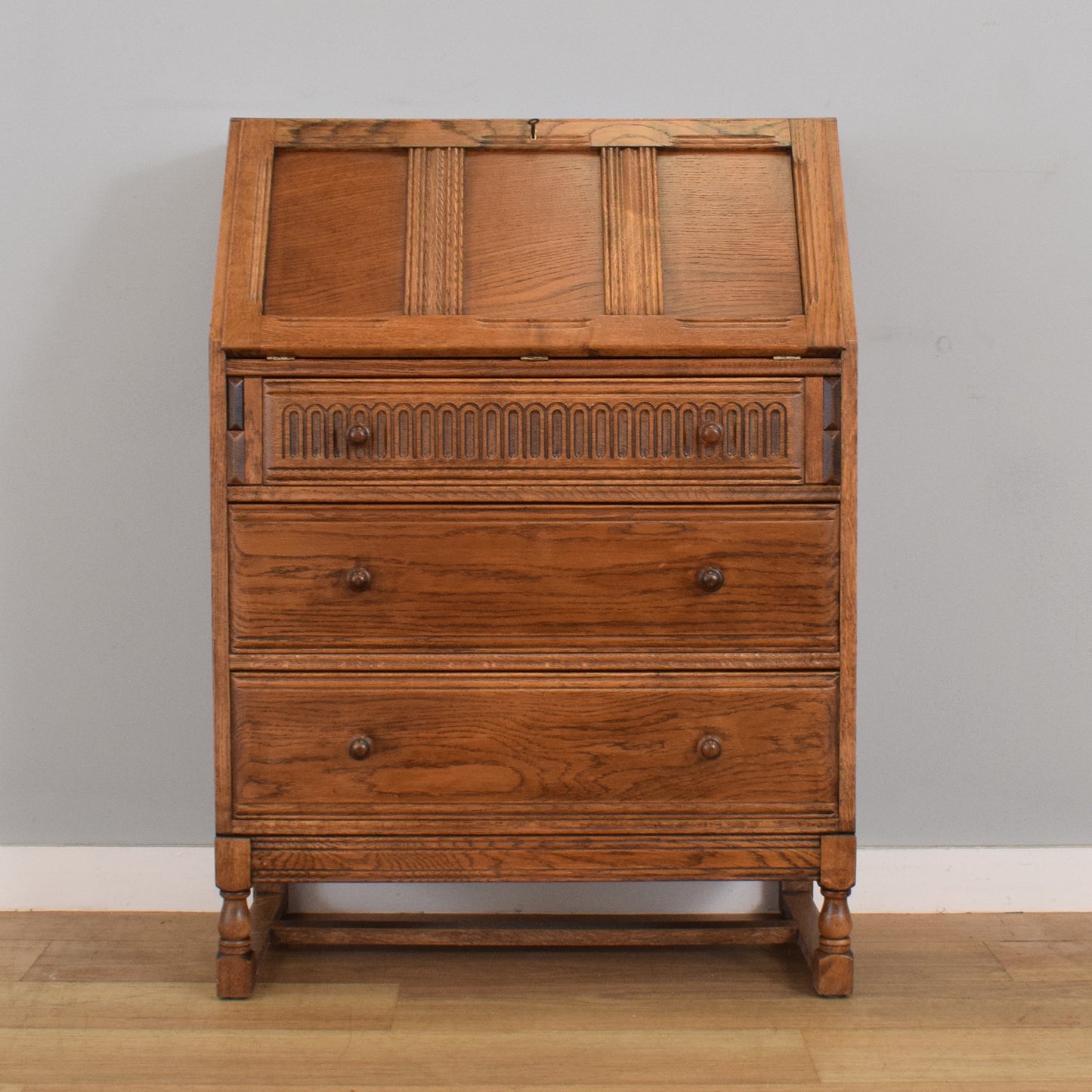 Vintage Oak Bureau