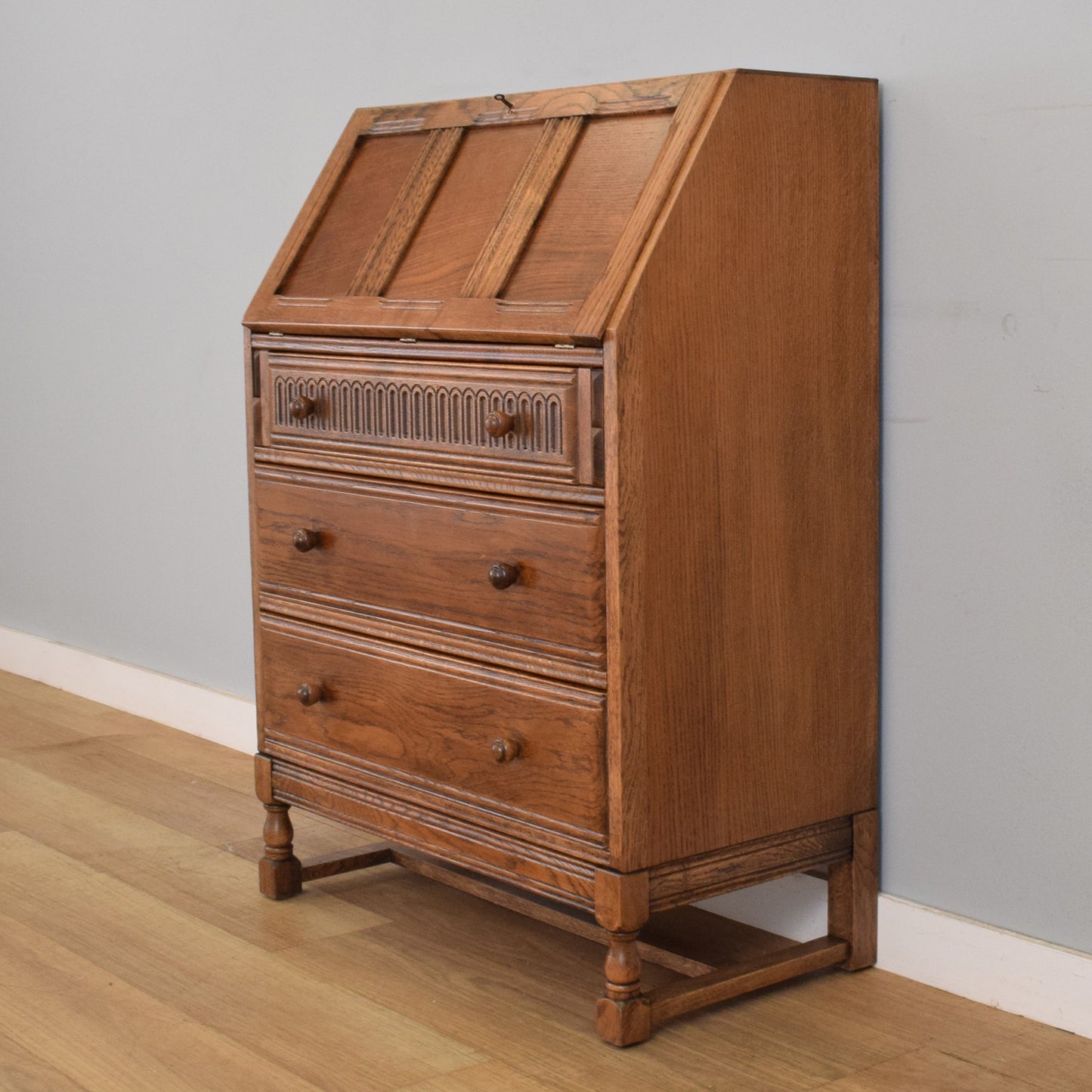 Vintage Oak Bureau