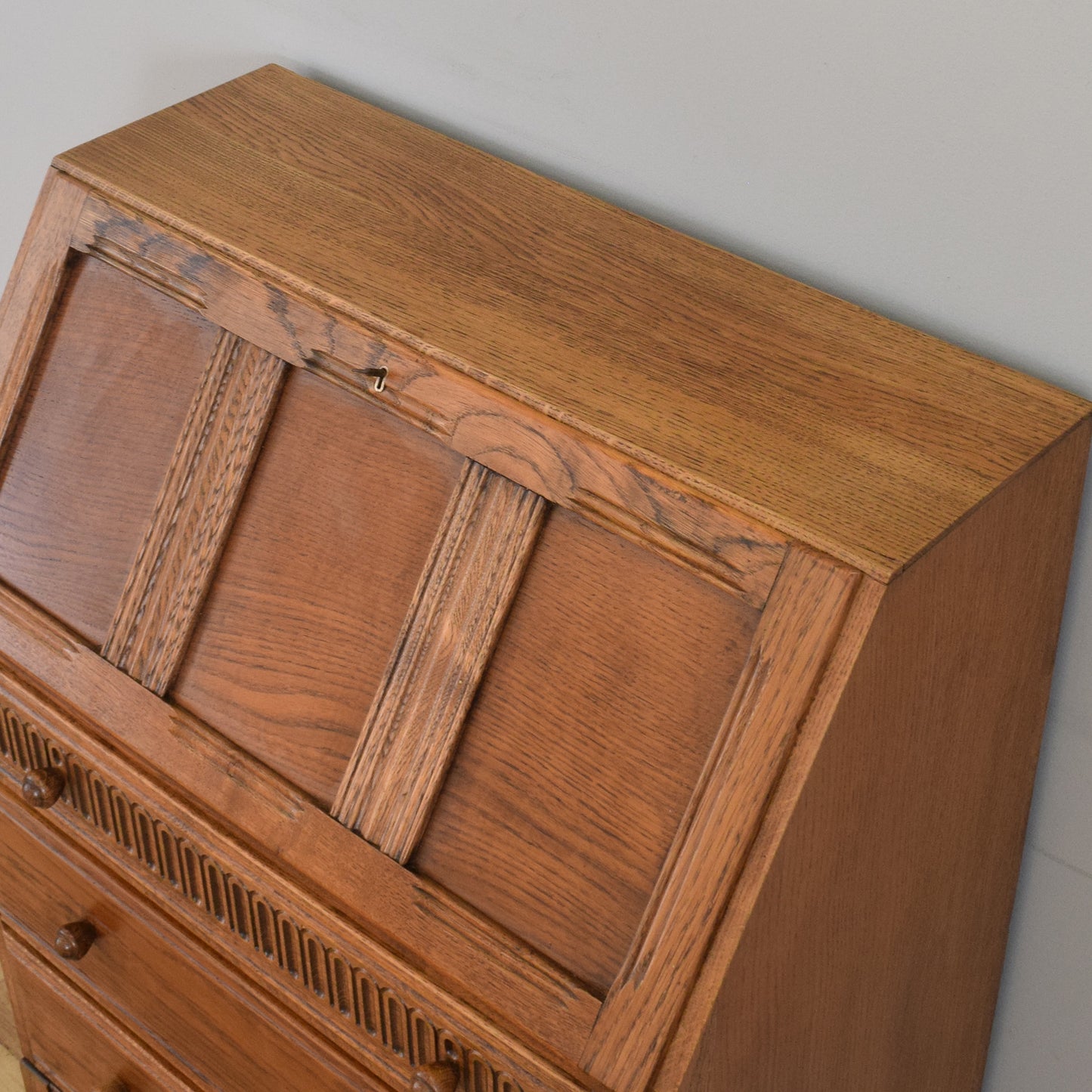 Vintage Oak Bureau